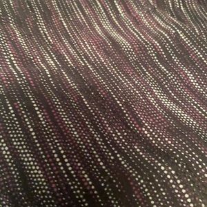 Reebok Black & Plum Capri legging Workout Pants